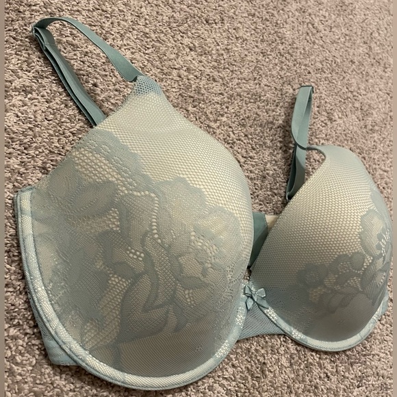 Gilligan & O'Malley Women's Size 34 DD Green Mint Padded Underwire Bra - Picture 2 of 7